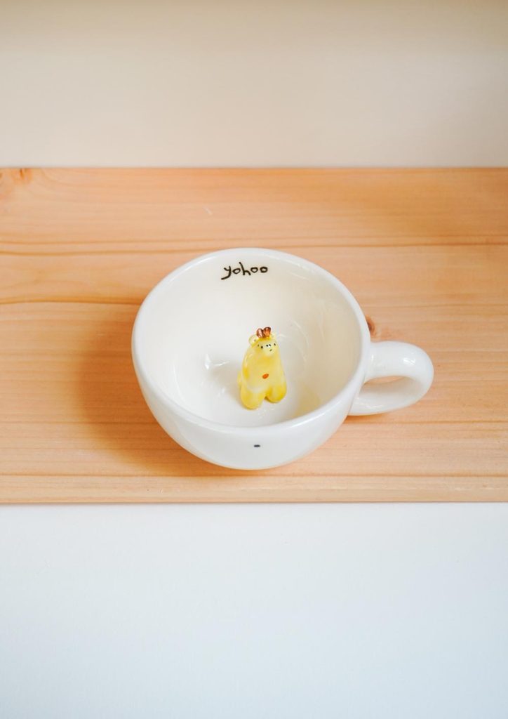 فنجان طرح زرافه