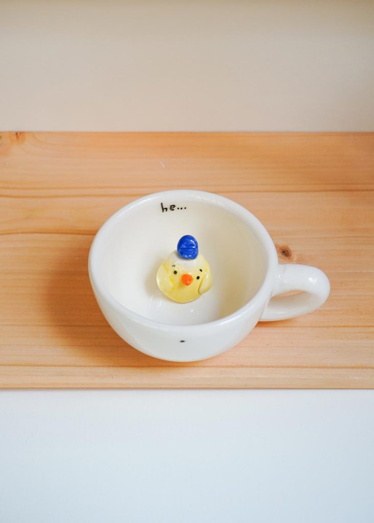 فنجان طرح جوجه پسر