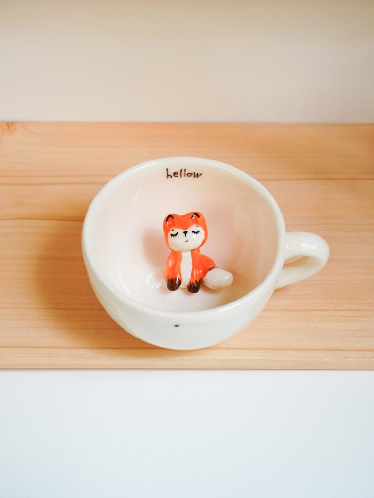 فنجان طرح روباه