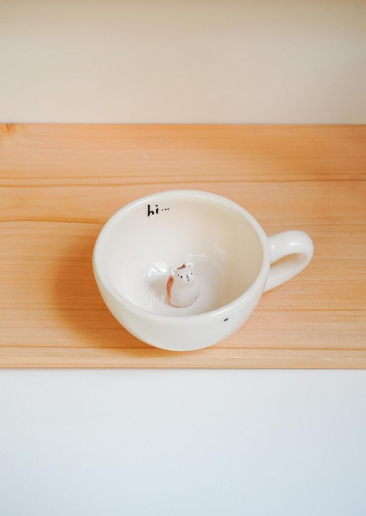 فنجان طرح خارپشت