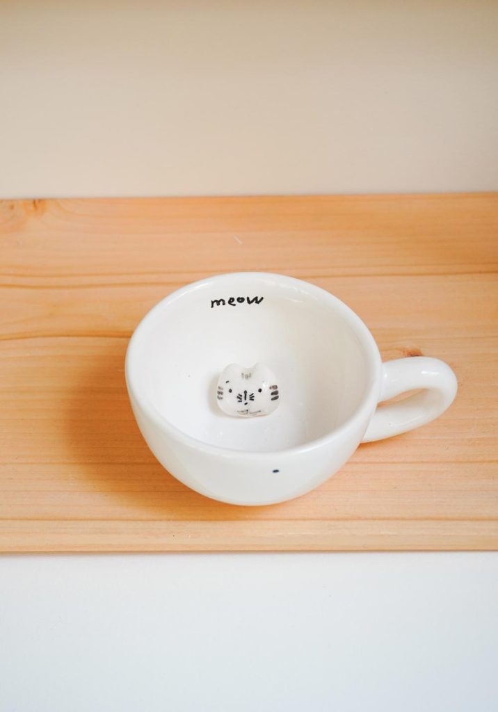 فنجان طرح گربه