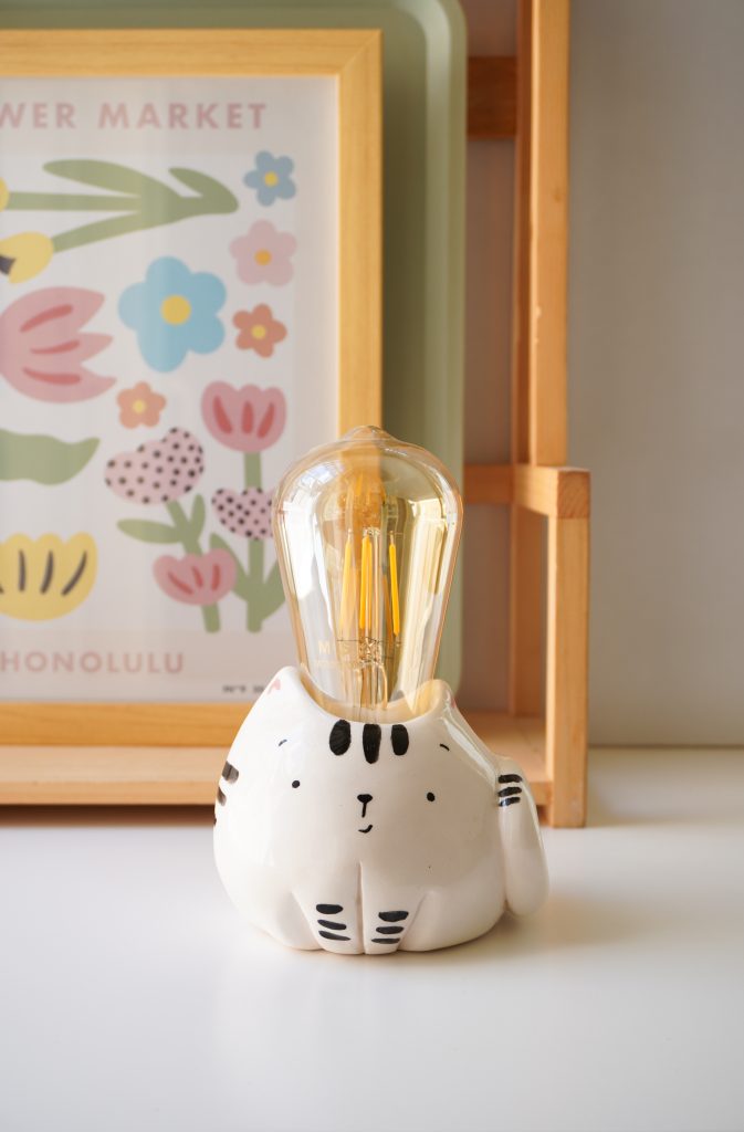 آباژور طرح گربه