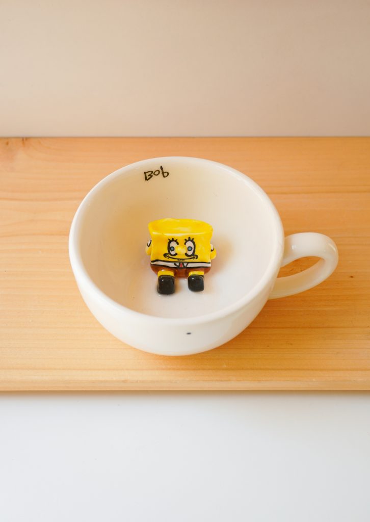 فنجان طرح باب اسفنجی