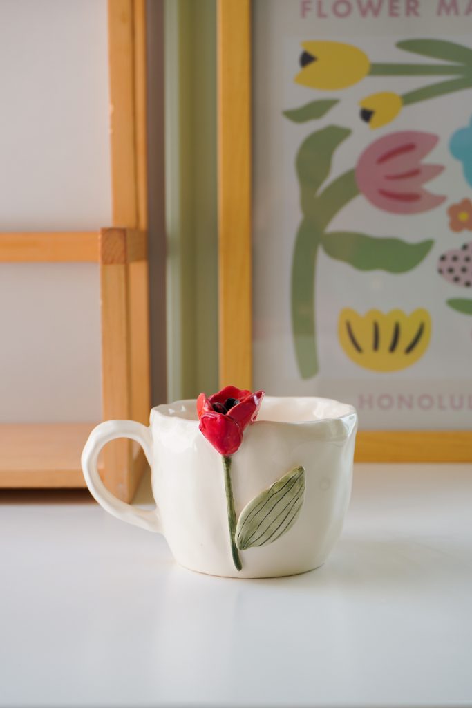 ماگ طرح گل شقایق